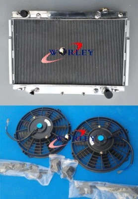 Radiador de aluminio + ventilador para Lexus LX450 96-97 / Toyota Land Cruiser 93-97 4,5 L6 AT/MT Foto 1 de 4