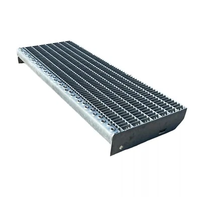 Metallstufe 1000x270 mm verzinkt Gitterroststufen Treppenstufen 33x11mm - Bild 1 von 4