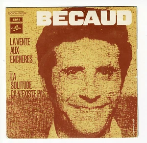Gilbert BECAUD Vinyl 45T SP 7" LA SALE AUX AUCTIONES - COLUMBIA 11187 F Reduziert - Bild 1 von 3