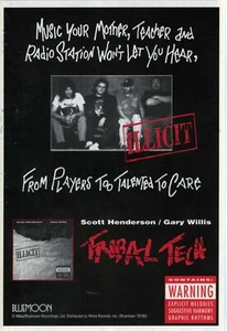 1992 Tribal Tech Illicit New Album Promotion Great PRINT AD Gift for Fan (3179) - Picture 1 of 1