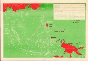 WORLD WAR II INDONESIAN / Dari Negeri Serikat Perkabaran Boelan. 1944 - Picture 1 of 2