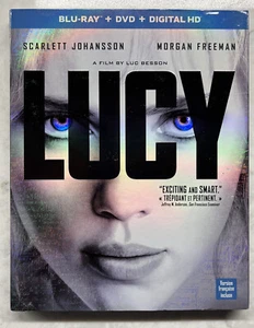 *NEW* LUCY (Blu-ray + DVD, Slipcover, Bilingual, 2015) SEALED! - Picture 1 of 4