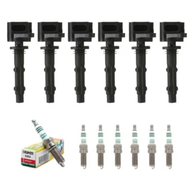 Set of 6 Ignition Coil & Denso Spark Plug for Mercedes-Benz C230 C280 E350 S400 - Image 1 of 4