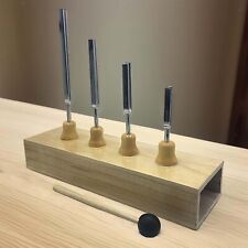 4x Testing Tuning Fork Repair with Mallet for Classroom Use Singing Practice