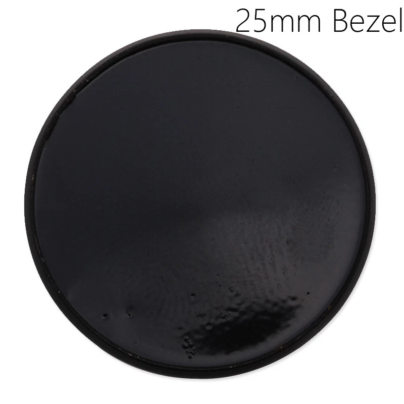 50Pcs 25MM Round Shallow Bezel Brooch Pin Blank Bases Safety Pin Brooch Findings - Image 1 of 1