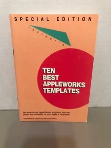 VINTAGE Book Ten Best Appleworks Templates by Incider’s - Picture 1 of 4