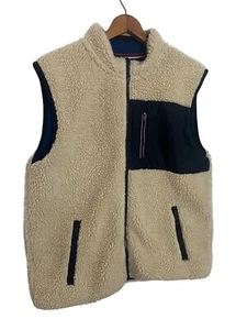 Tommy Hilfiger Sherpa Fleece Vest Mens XL TG - Picture 1 of 8