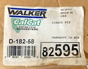 CAMARO/FIREBIRD Walker Direct Fit Catalytic Converter CalCat California CARB OK - Picture 1 of 3