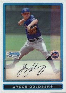 2009 Bowman Chrome Prospects Refractors #BCP65 Jacob Goldberg /599