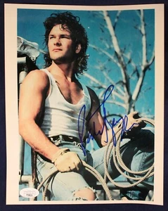 Patrick Swayze Signed Photo 8x10 Dirty Dancing Ghost Road House JSA - Picture 1 of 4