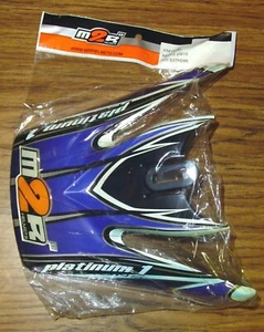 M2R REVELATION X2 MOTOCROSS HELMET VISOR PEAK - THREE COLORS AVAILABLE - Picture 1 of 4