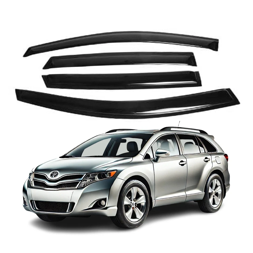 Fits Toyota Venza 2008-2015 Side Window Visor Sun Rain Deflector Guard Thickened - Image 1 of 4