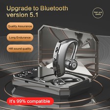 V9 Wireless True Twins Bluetooth 5.1 Stereo Headset In-Ear Earphones With HD MIC