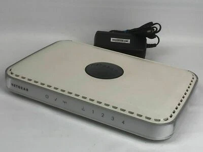 Netgear Wireless G Router RangeMax WPN824 v3 Bundle Power Supply 54 Mbps 5-Port - Image 1 of 4