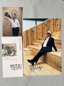 WILLIAM KENTRIDGE Kunst In-person 2016 signed Foto 20x30 Autogramm + Foto +Karte - Picture 1 of 1
