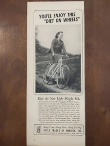 Anuncio vintage de Dieta sobre ruedas de 1939 antes de la Segunda Guerra Mundial - Imagen 1 de 1