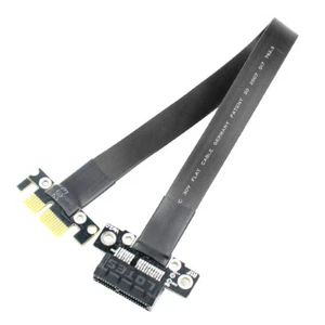 ADT-Link Riser PCI Express PCIe Gen3.0 x1 x16  Card Ribbon Extension Cable - Picture 1 of 6
