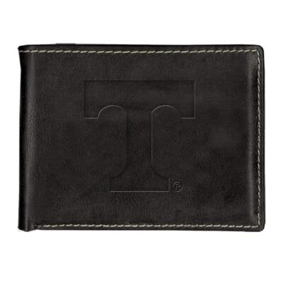 Men's Tennessee Volunteers Vols UT Billfold Black Leather Wallet - Image 1 of 4