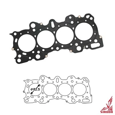 Junta de culata SIRUDA|para HONDA_B16A|CIVIC CRX|T:1,1 mm|OEM#12251-B16-008. Foto 1 de 4