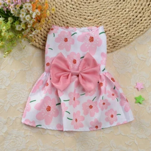 Dog Skirt Pet Dress Cotton Small Dog Princess Dress Chihuahua Puppy Cat Clothes☆ - Picture 1 of 26