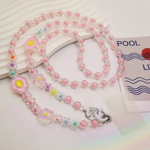 Crossbody Long Crystal Beaded Mobile Phone Lanyard Mobile Phone Case Lanyard - Zdjęcie 1 z 14