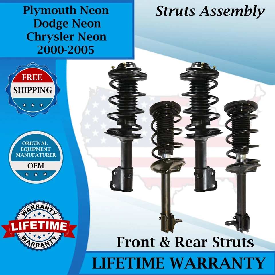 Puntales delanteros y traseros Gabriel OEM para Dodge/Plymouth/Chrysler 2000-2005 neón Foto 1 de 4