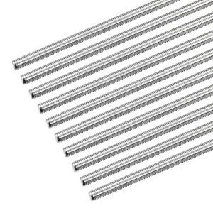 Fully Threaded Rod M5 x 300mm 0.8mm Thread Pitch 304 Stainless Steel Right Ha... - Picture 1 of 6