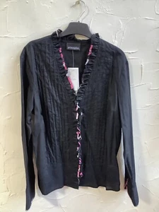 👀 🙂 Principles UK 18 (46) Blusa Multi Negra 🙂 Top - Nueva con Precio de venta sugerido por el fabricante £35 - Imagen 1 de 7