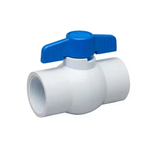 1/2 in. PVC FIP x FIP Sch. 40 Ball Valve - Picture 1 of 11