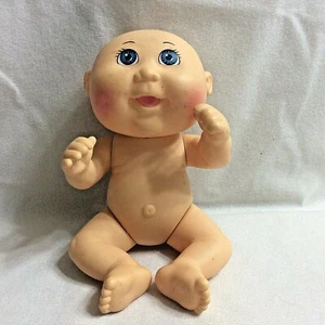 Cabbage Patch Baby Doll Hard Body Blue Eyes Bald Preemie OAA - Picture 1 of 8