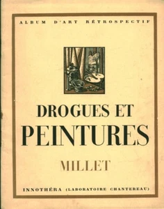 Livret publicitaire pharmaceutique ancien drogues et peintures Millet - Picture 1 of 2