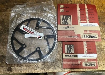 RaceFace Tandem TRIPLE Chainring SET Road Bike Set 54T 44T 32T  110/74BCD - NEW - Image 1 of 4