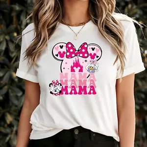Personalisiertes Mama Shirt, Brautgeschenk, Shirt für Damen & Herren, Mickey Mama - Bild 1 von 4