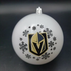 Las Vegas Golden Knights Christmas Tree Ornament Ball NHL Hockey Bauble White - Picture 1 of 6