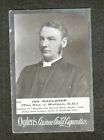 Vintage 1901 Photograph Card Of Ian Maclaren Rev. John Watson