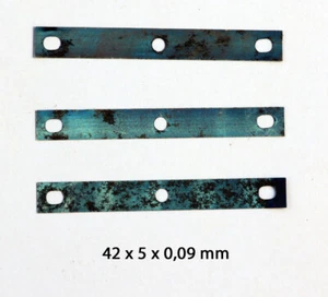 3 MOLLE PER REGOLATORE DI FORZA FUGGITIVA grammofono, grammofono Governor-spring 52 mm F074 - Foto 1 di 1