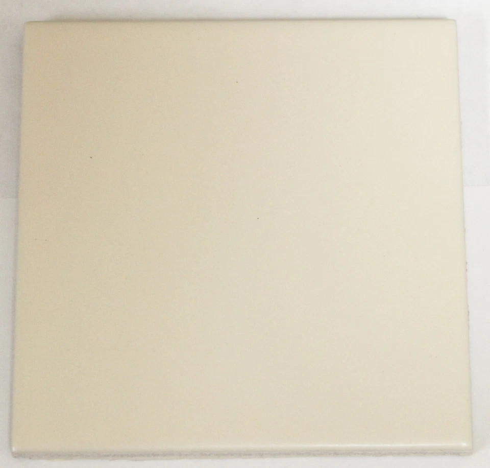 Azulejo blanco café crema pared mosaico mate cerámica 3 7/8" x 3 7/8" C#617 1 pieza Foto 1 de 1