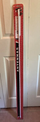 PROCOMM Bull Dog 4' White Fiberglass CB ANTENNA 750W  #JBC400W New - Image 1 of 4