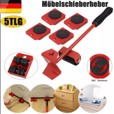Möbelroller Möbelheber Möbelhund Möbel Transport Set Transportroller Umzugsset - Bild 1 von 4
