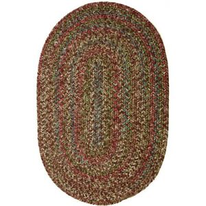 Super Area Rugs Braided Rug Country Cottage Farmhouse Decor Rug in Brown