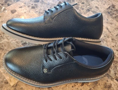 Zapatos de golf G/FORE Gallivanter para hombre talla 8 cuero NEGRO G4MC20EF01 Foto 1 de 4
