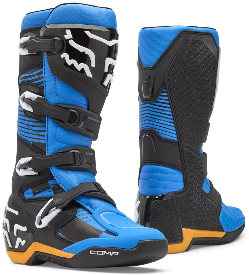 Fox Racing Comp 26SP Mens MX Offroad Boots Blue - Image 1 of 4