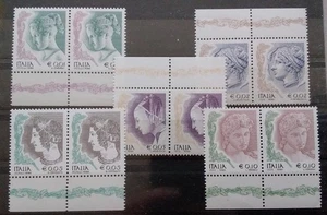 Italien ab  2002 Frauen in der Art / Kunst Ergänzungswerte als Paar Postfrisch - Bild 1 von 1