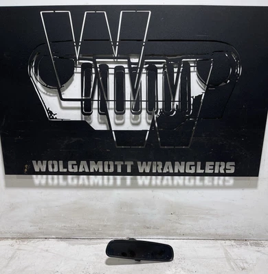 Inside Rear Mirror Rearview Manual Dim OEM 97-06 Jeep TJ Wrangler CC 4H - Image 1 of 3