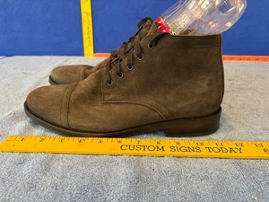 Thursday Boot Company Gamuza Gris Oscuro Puntera Botas Para Hombre Talla 9 - Imagen 1 de 21