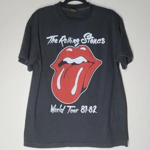 The Rolling Stones World Tour 81-82 T Shirt Single Stitch Modern Reprint Large - Picture 1 of 6