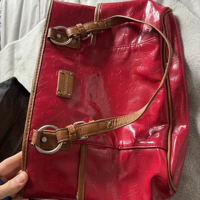 Cartera roja para mujer Franco Sarto usada excelente estado vintage Foto 1 de 4
