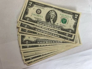 2003 ASSORTED $2 BILLS-LOT OF 3 NOTES,CIRCULATED…LOT OF 3 Notes. - Picture 1 of 8