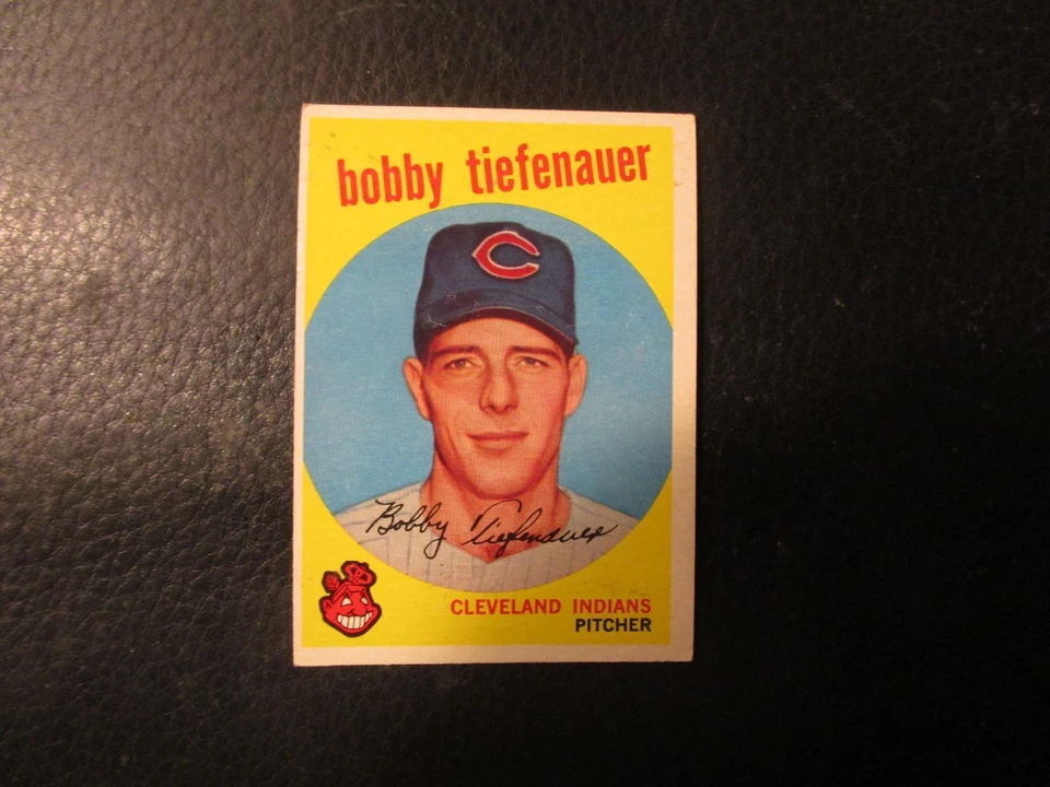 1959 Topps #501 Bobby Tiefenauer Indians ex+/exmt Foto 1 de 1