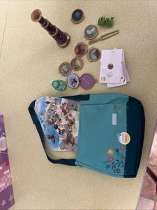 Girls Disney Purse Tangled Rapunzel With Adventure Treasure Map Spyglass Compass - Picture 1 of 8